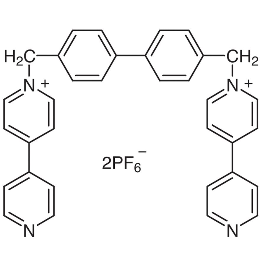 1,1'-[Biphenyl-4,4'-diylbis(methylene)]bis(4,4'-bipyridinium) Bis(hexafluorophosphate) >98.0%(HPLC) - CAS 134815-78-4