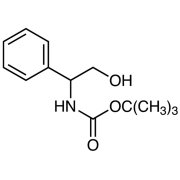 N-(tert-Butoxycarbonyl)-DL-2-phenylglycinol >93.0%(GC) - CAS 67341-01-9