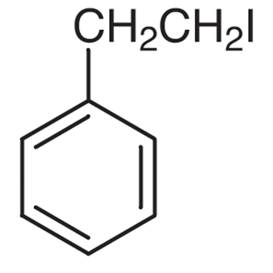 (2-Iodoethyl)benzene (stabilized with Copper chip) >98.0%(GC) - CAS 17376-04-4