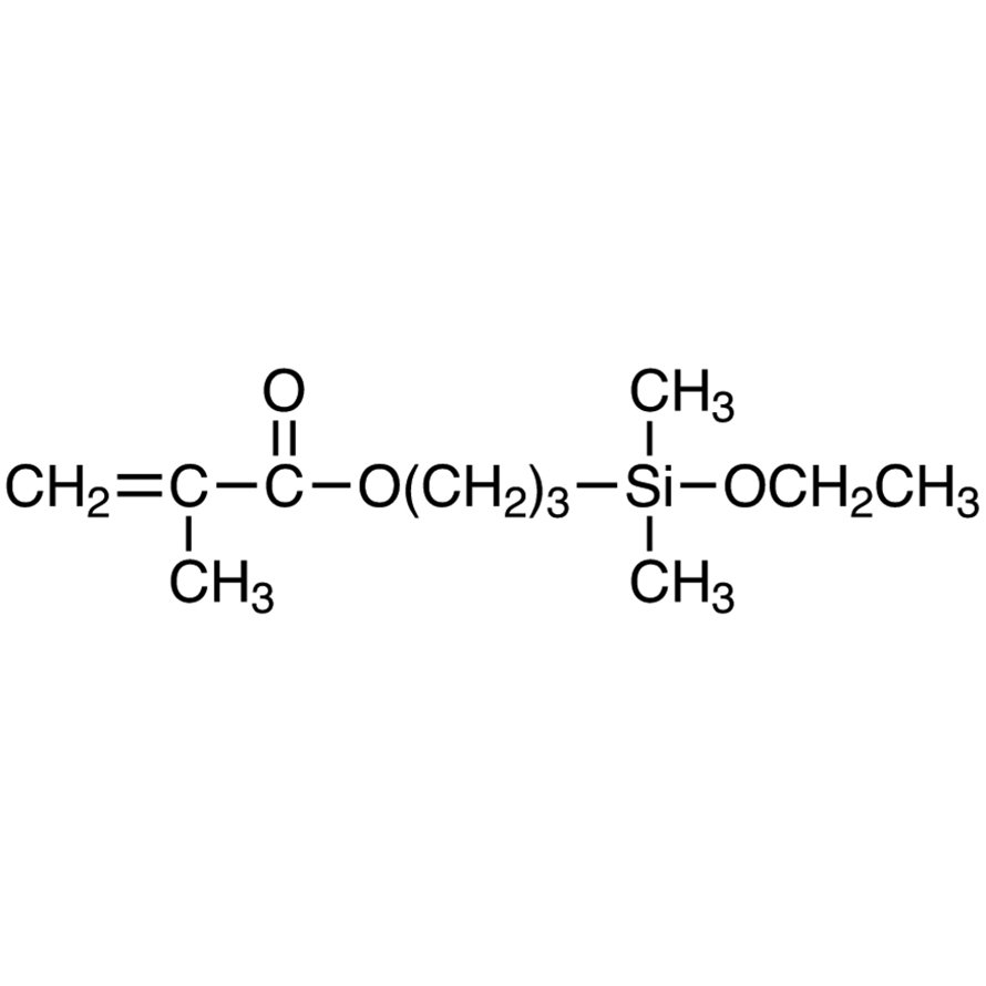 3-(Ethoxydimethylsilyl)propyl Methacrylate (stabilized with BHT) >95.0%(GC) - CAS 13731-98-1