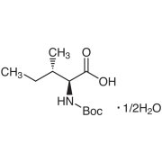 N-(tert-Butoxycarbonyl)-L-isoleucine Hemihydrate >99.0%(T) - CAS 13139-16-7