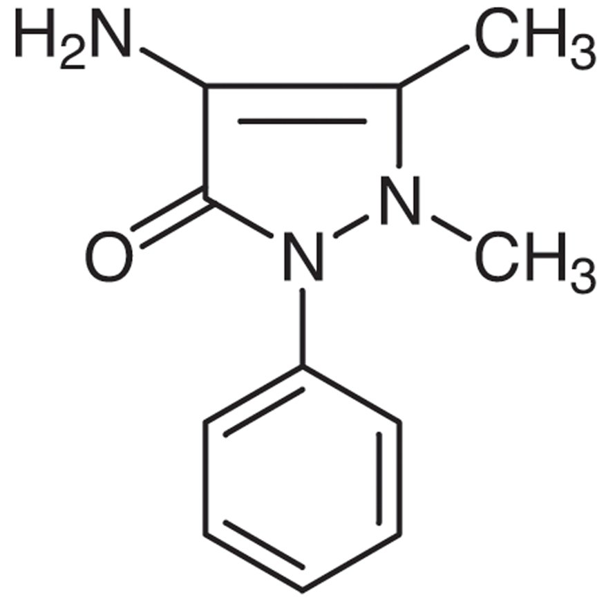 4-Aminoantipyrine >99.0%(GC)(T) - CAS 83-07-8