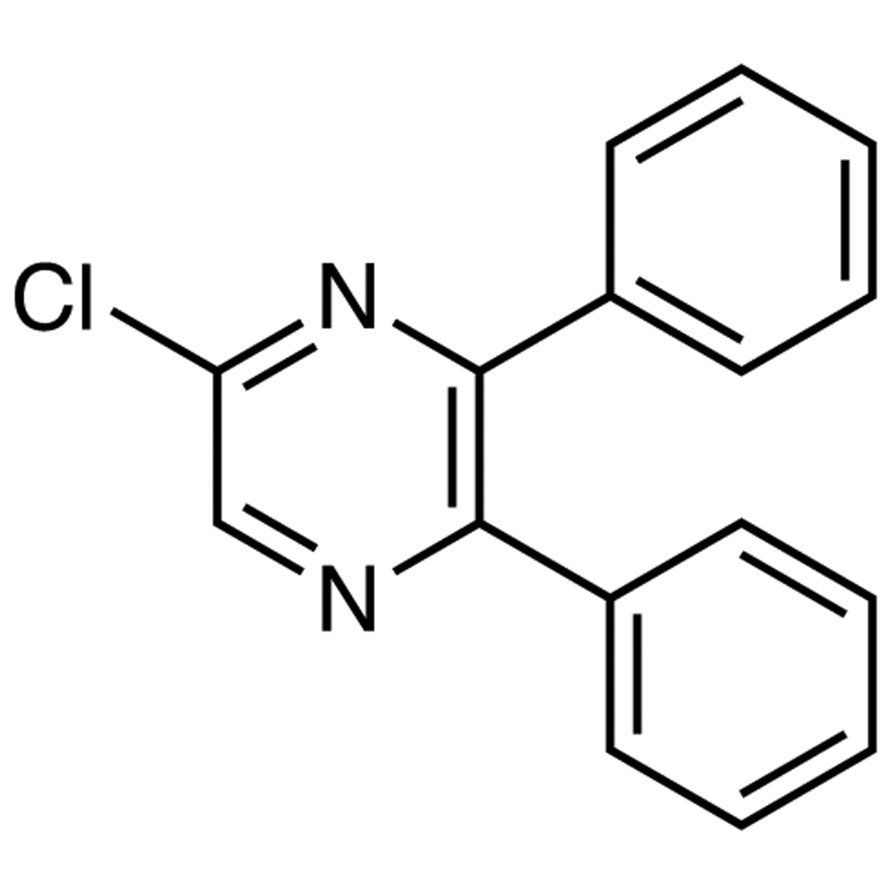 5-Chloro-2,3-diphenylpyrazine >98.0%(GC) - CAS 41270-66-0