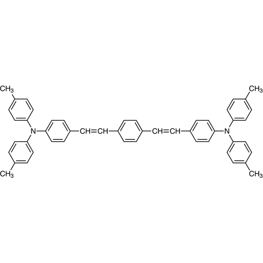 1,4-Bis[4-(di-p-tolylamino)styryl]benzene >98.0%(HPLC) - CAS 55035-43-3