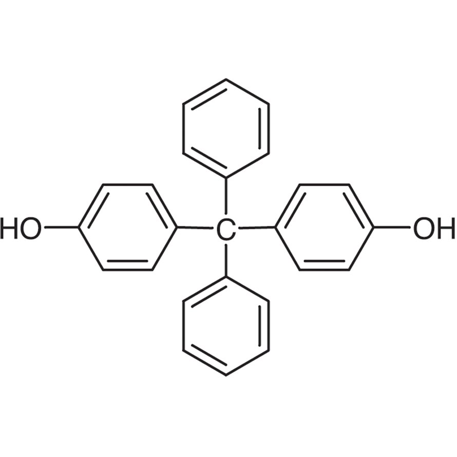 4,4'-Dihydroxytetraphenylmethane >98.0%(GC) - CAS 1844-01-5