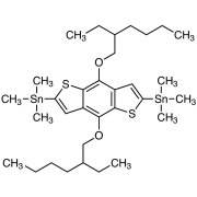 4,8-Bis[(2-ethylhexyl)oxy]-2,6-bis(trimethylstannyl)benzo[1,2-b:4,5-b']dithiophene >97.0%(HPLC) - CAS 1160823-78-8
