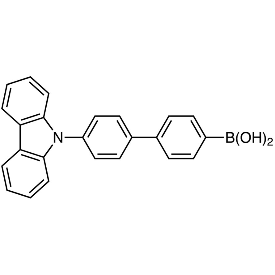 [4'-(Carbazol-9-yl)-4-biphenylyl]boronic Acid (contains varying amounts of Anhydride)  - CAS 858131-73-4