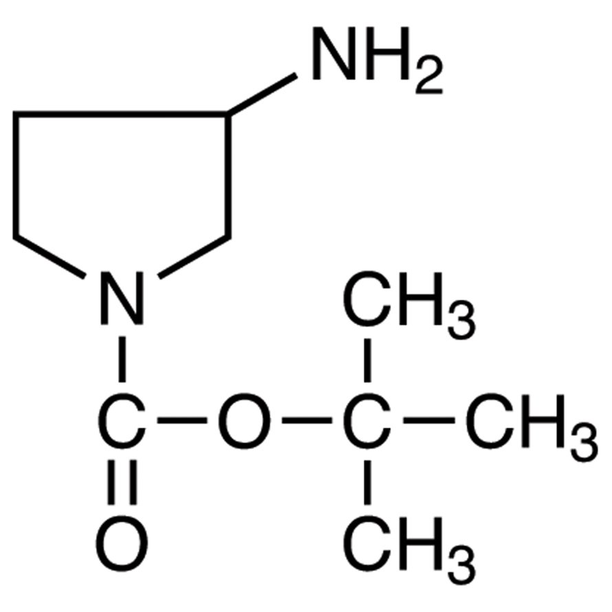 3-Amino-1-(tert-butoxycarbonyl)pyrrolidine >98.0%(GC)(T) - CAS 186550-13-0