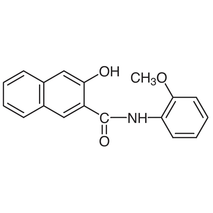 3-Hydroxy-2'-methoxy-2-naphthanilide >98.0%(T)(HPLC) - CAS 135-62-6