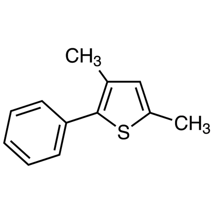 2,4-Dimethyl-5-phenylthiophene >98.0%(GC) - CAS 57021-49-5