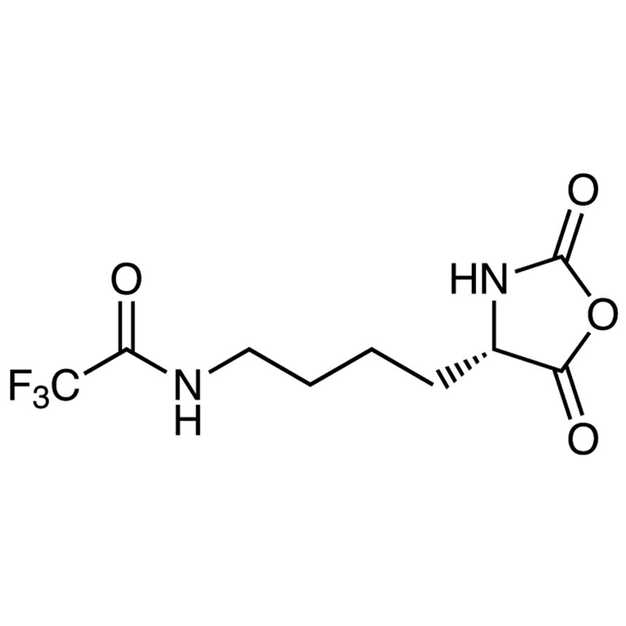 (S)-N-[4-(2,5-Dioxooxazolidin-4-yl)butyl]-2,2,2-trifluoroacetamide >98.0%(HPLC) - CAS 42267-27-6