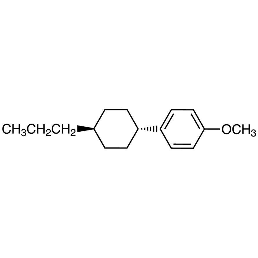 1-Methoxy-4-(trans-4-propylcyclohexyl)benzene >98.0%(GC) - CAS 81936-32-5