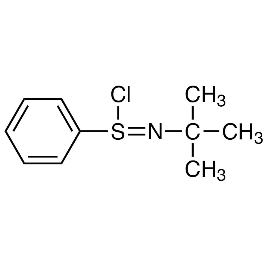 N-tert-Butylbenzenesulfinimidoyl Chloride [Oxidizing Reagent] >80.0%(NMR) - CAS 49591-20-0