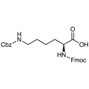 Nα-[(9H-Fluoren-9-ylmethoxy)carbonyl]-Nε-benzyloxycarbonyl-L-lysine >98.0%(T)(HPLC) - CAS 86060-82-4