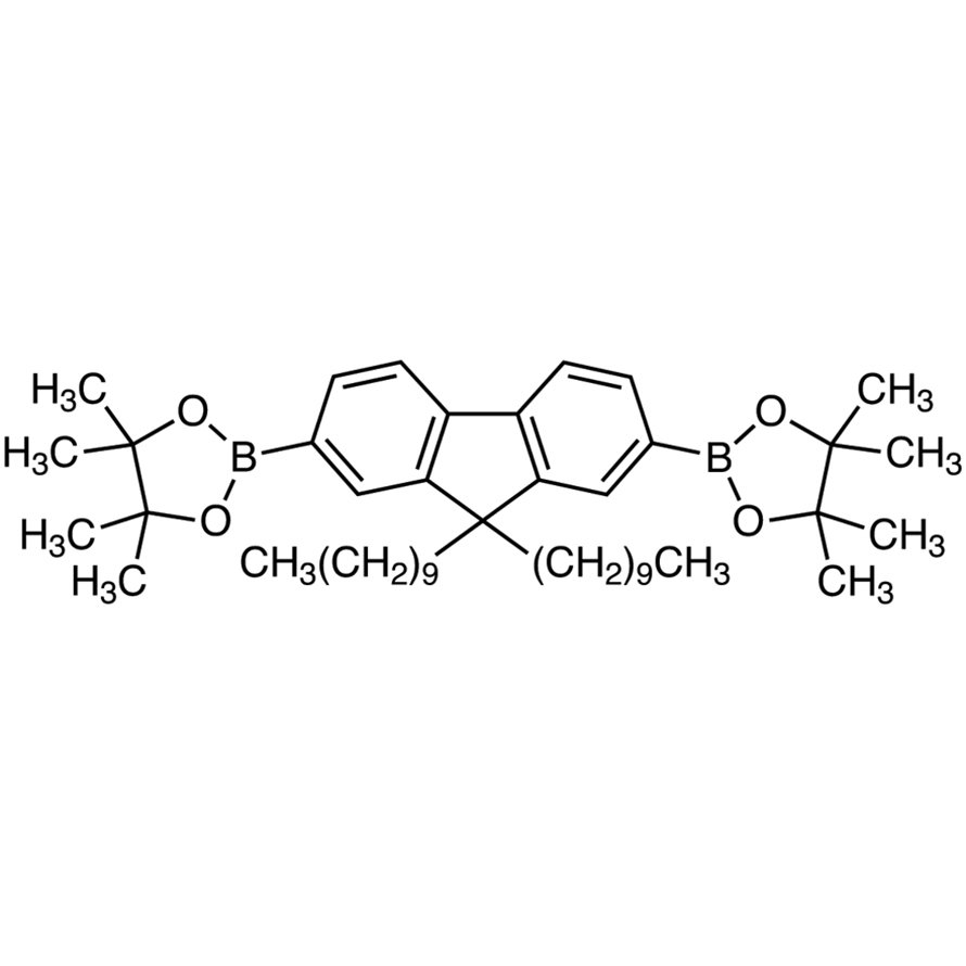 2,7-Bis(4,4,5,5-tetramethyl-1,3,2-dioxaborolan-2-yl)-9,9-didecylfluorene >98.0%(HPLC) - CAS 711026-06-1