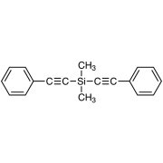 Dimethylbis(phenylethynyl)silane >98.0%(GC) - CAS 2170-08-3