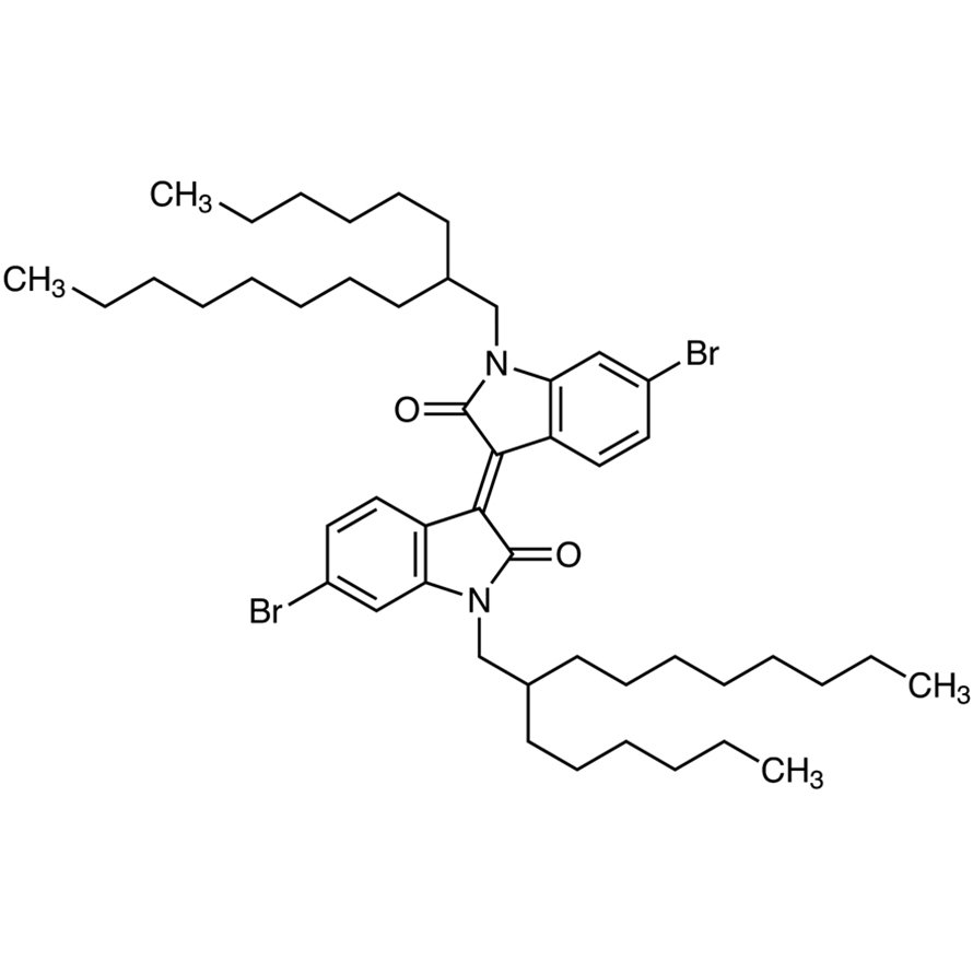 6,6'-Dibromo-1,1'-bis(2-hexyldecyl)isoindigo >98.0%(HPLC)(N) - CAS 1147124-24-0
