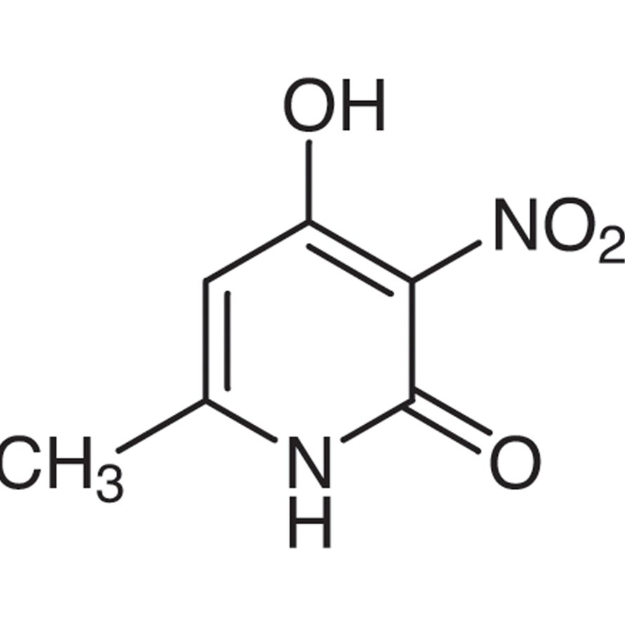 4-Hydroxy-6-methyl-3-nitro-2-pyridone >98.0%(GC)(T) - CAS 4966-90-9