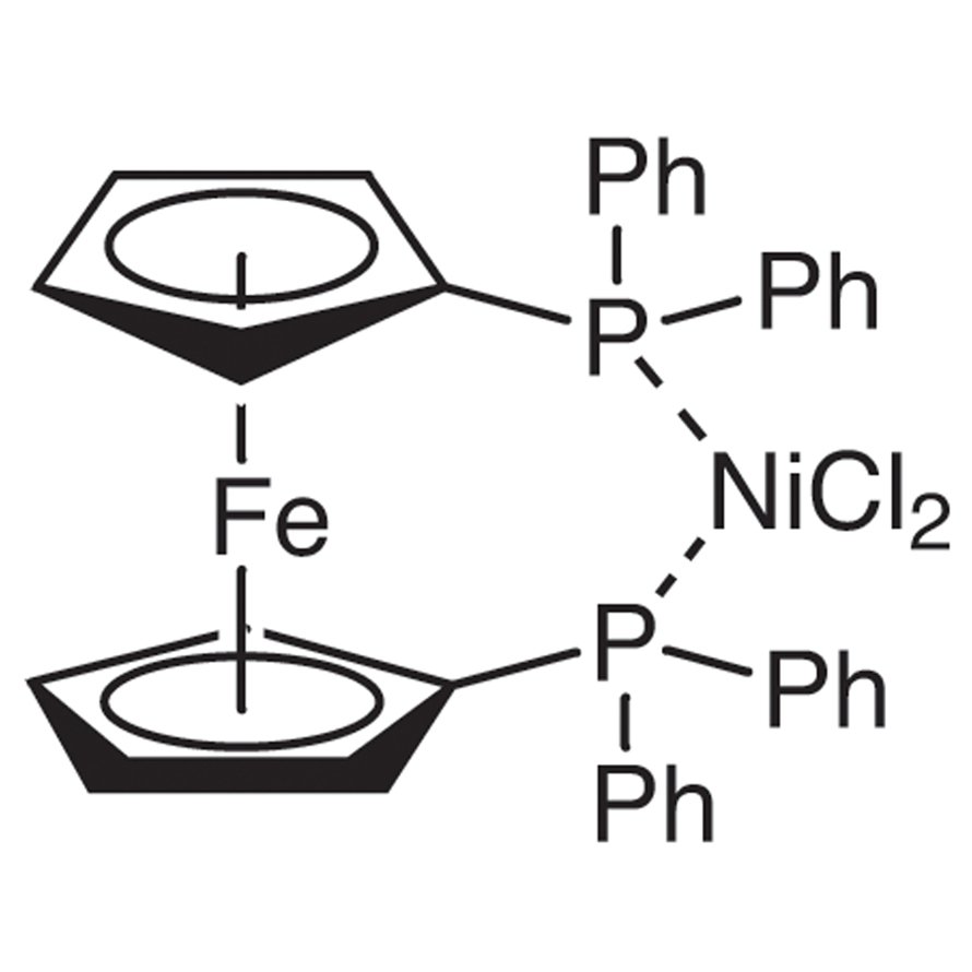 [1,1'-Bis(diphenylphosphino)ferrocene]nickel(II) Dichloride >97.0%(T) - CAS 67292-34-6