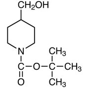 1-(tert-Butoxycarbonyl)-4-piperidinemethanol >98.0%(GC) - CAS 123855-51-6
