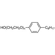 Polyethylene Glycol Mono-4-octylphenyl Ether (n=approx. 10) [for Biochemical Research]  - CAS 9002-93-1