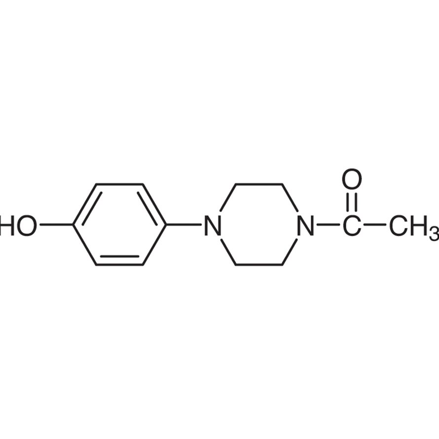 1-Acetyl-4-(4-hydroxyphenyl)piperazine >98.0%(GC)(T) - CAS 67914-60-7
