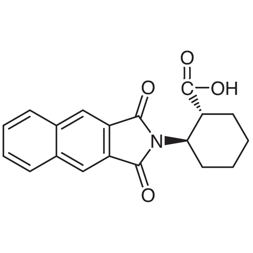 (1R,2R)-2-(Naphthalene-2,3-dicarboximido)cyclohexanecarboxylic Acid >98.0%(T)(HPLC) - CAS 642995-15-1