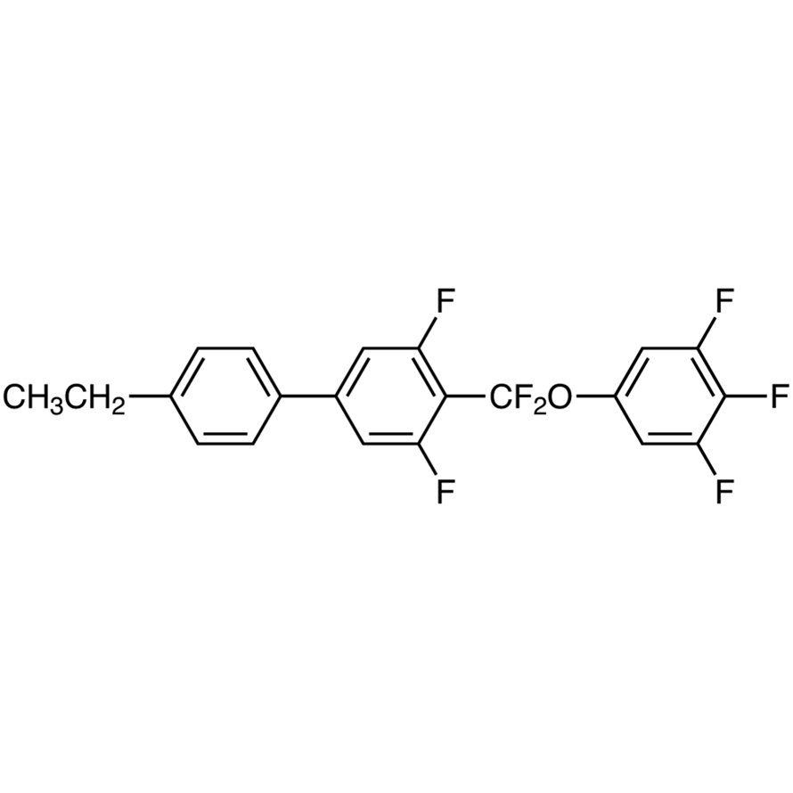 4-[Difluoro(3,4,5-trifluorophenoxy)methyl]-4'-ethyl-3,5-difluorobiphenyl >98.0%(GC) - CAS 303186-19-8