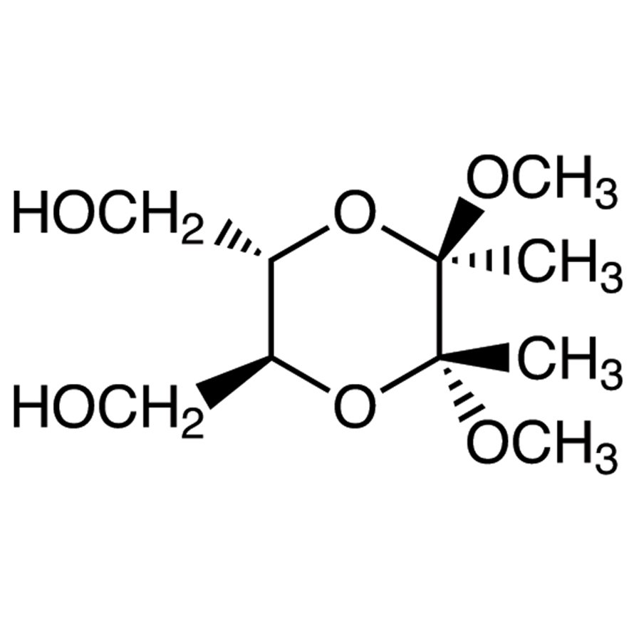 (2R,3R,5S,6S)-5,6-Bis(hydroxymethyl)-2,3-dimethoxy-2,3-dimethyl-1,4-dioxane >98.0%(GC) - CAS 173371-55-6