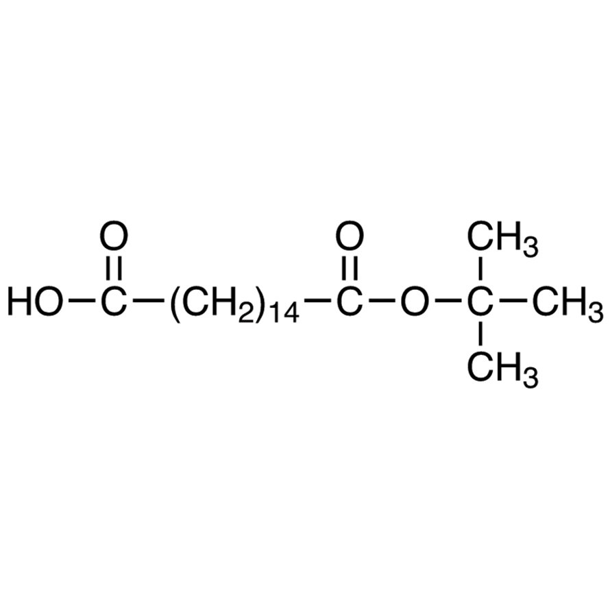 tert-Butyl Hydrogen Hexadecanedioate >95.0%(GC)(T) - CAS 843666-27-3