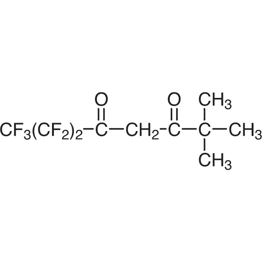 2,2-Dimethyl-6,6,7,7,8,8,8-heptafluoro-3,5-octanedione >97.0%(GC) - CAS 17587-22-3