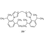 3,3'-Methylenebis[1-(2,6-diisopropylphenyl)-3-imidazolium Bromide] >98.0%(T)(HPLC) - CAS 889617-36-1
