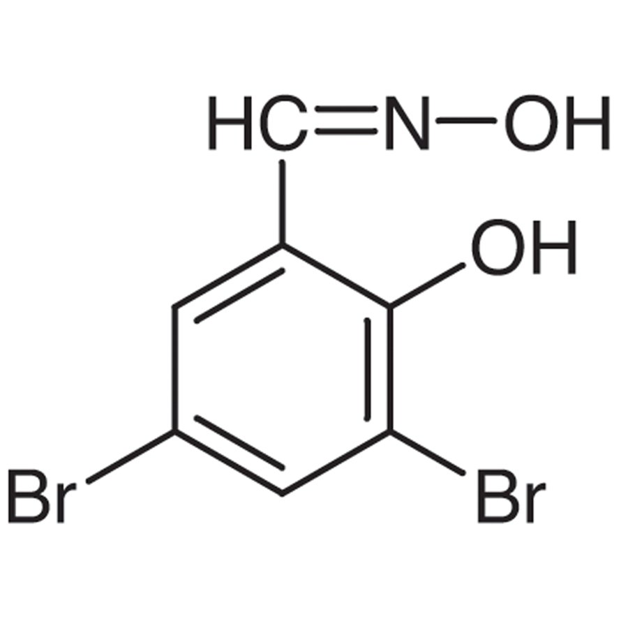 3,5-Dibromosalicylaldoxime >98.0%(GC) - CAS 21386-43-6