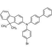 2-Amino-N-[(1,1'-biphenyl)-4-yl]-N-(4-bromophenyl)-9,9-dimethylfluorene >98.0%(HPLC)(N) - CAS 1246562-40-2