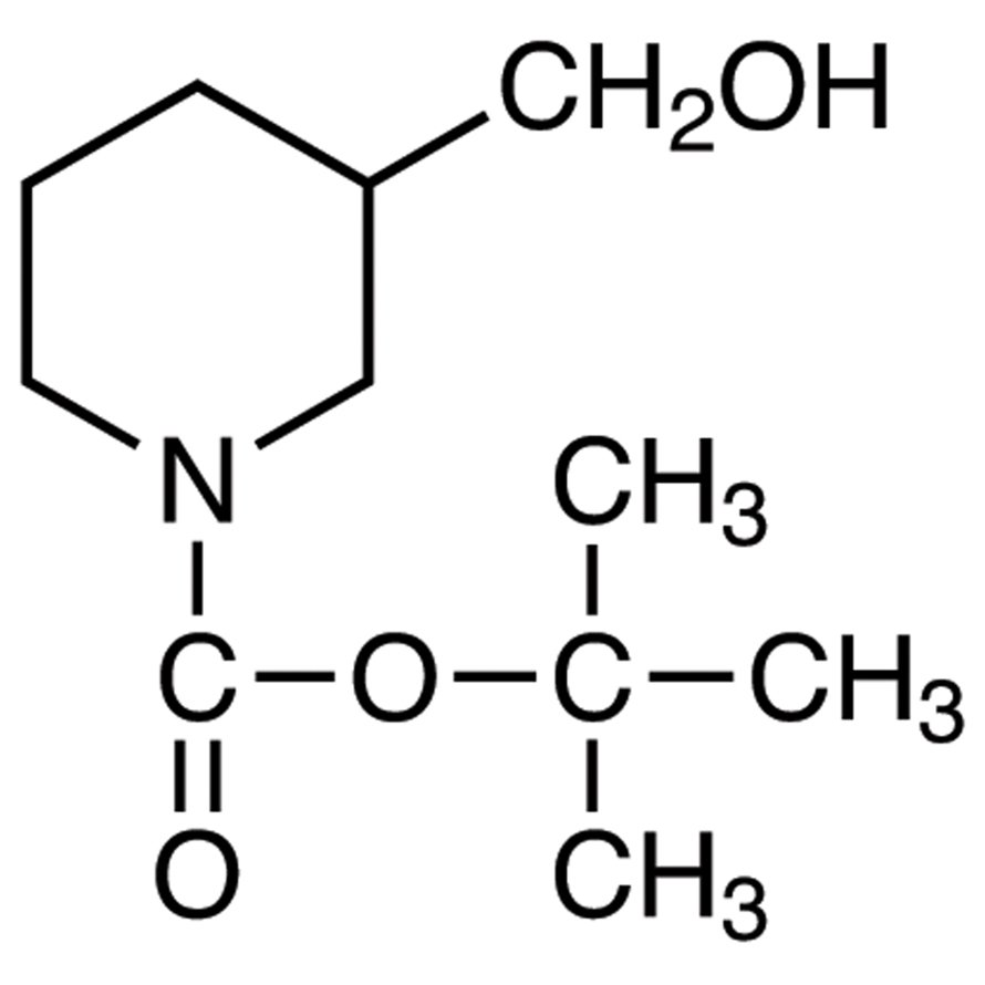 1-(tert-Butoxycarbonyl)-3-piperidinemethanol >95.0%(GC) - CAS 116574-71-1