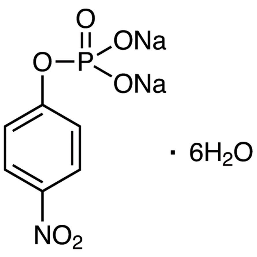 Disodium 4-Nitrophenyl Phosphate Hexahydrate [for Biochemical Research] >98.0%(T)(HPLC) - CAS 333338-18-4