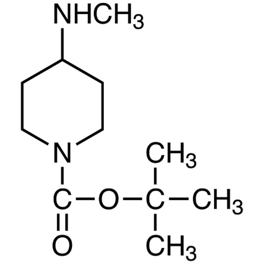 1-tert-Butoxycarbonyl-4-(methylamino)piperidine >98.0%(GC)(T) - CAS 147539-41-1