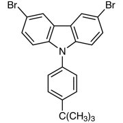 3,6-Dibromo-9-(4-tert-butylphenyl)-9H-carbazole >98.0%(HPLC)(N) - CAS 741293-42-5