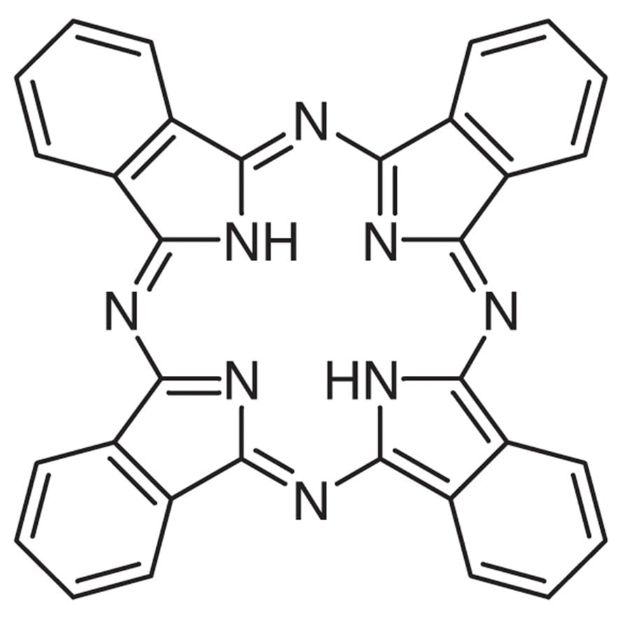 Phthalocyanine (purified by sublimation) >99.0%(N) - CAS 574-93-6