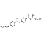 (R)-2-Octyl 4-[4-(Hexyloxy)benzoyloxy]benzoate >98.0%(GC) - CAS 133676-09-2