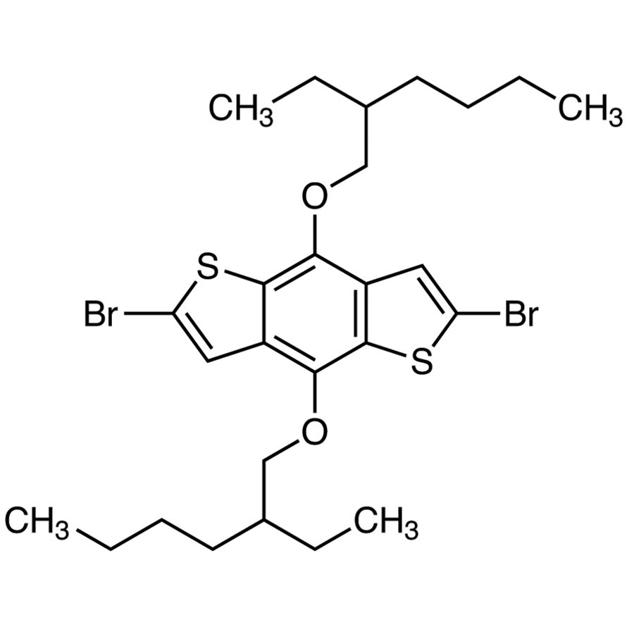 2,6-Dibromo-4,8-bis(2-ethylhexyloxy)benzo[1,2-b:4,5-b']dithiophene >97.0%(HPLC) - CAS 1226782-13-3