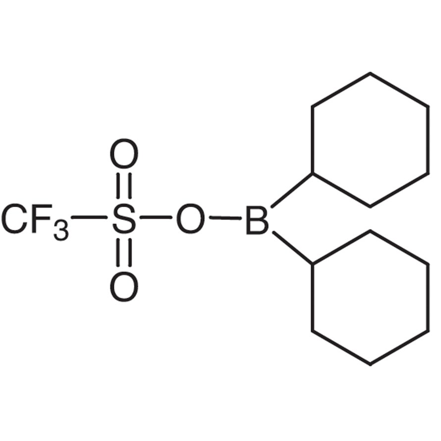 Dicyclohexyl(trifluoromethanesulfonyloxy)borane >95.0%(NMR) - CAS 145412-54-0