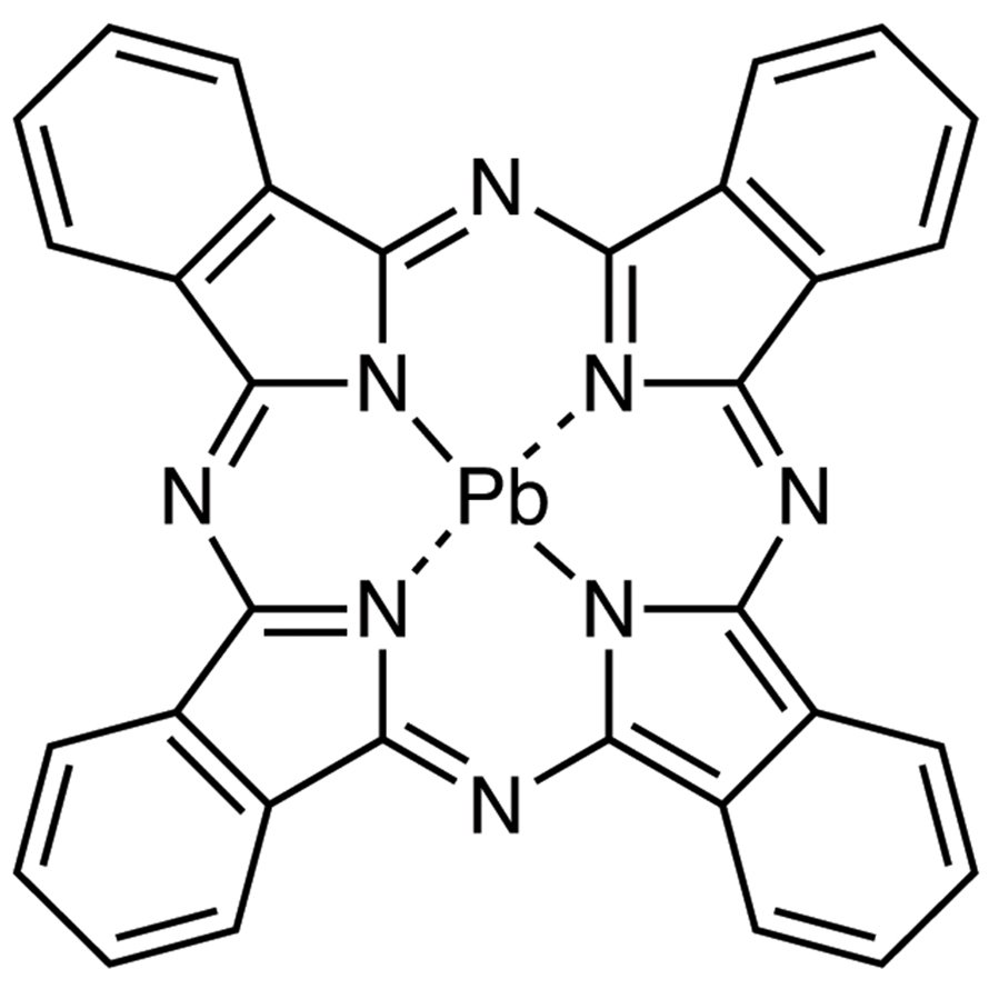 Lead(II) Phthalocyanine (purified by sublimation) >98.0%(T) - CAS 15187-16-3