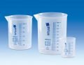 Beher Plastik Mavi Taksimatlı, (Pp) Mat   400 ml