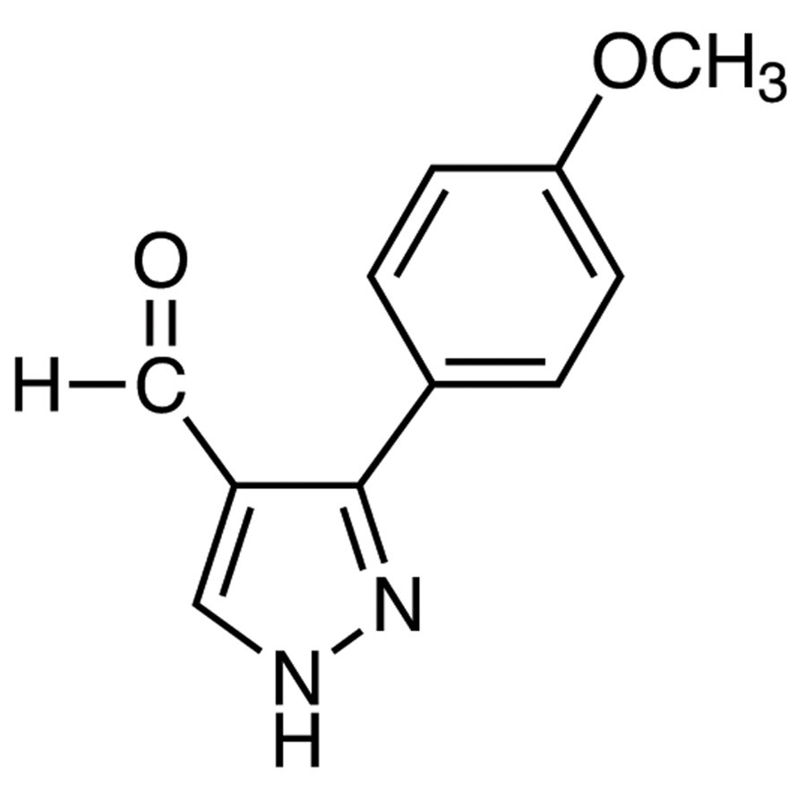 3-(4-Methoxyphenyl)pyrazole-4-carboxaldehyde >98.0%(GC) - CAS 199682-73-0