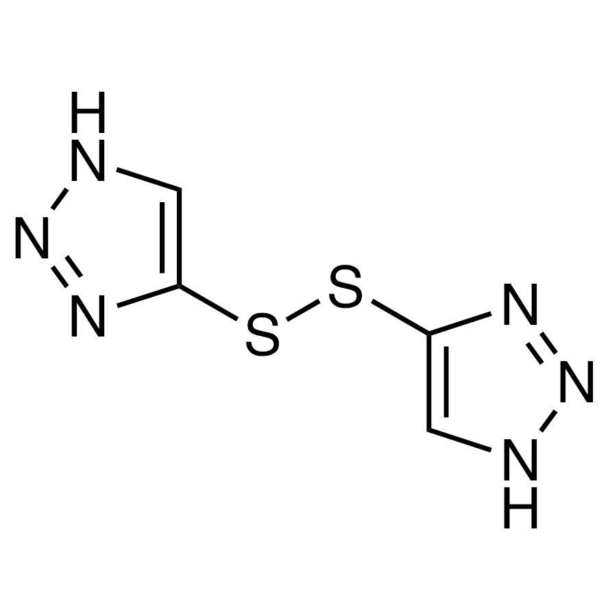 4,4'-Di(1,2,3-triazolyl) Disulfide >98.0%(T)(HPLC) - CAS 6440-09-1