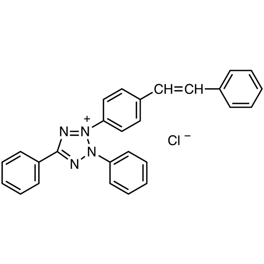 2,5-Diphenyl-3-(4-styrylphenyl)tetrazolium Chloride >96.0%(T) - CAS 24387-36-8