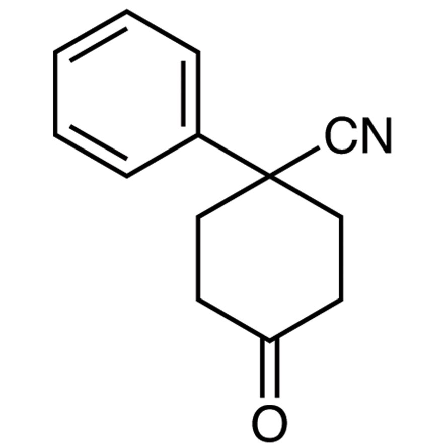 4-Oxo-1-phenylcyclohexanecarbonitrile >98.0%(GC) - CAS 25115-74-6