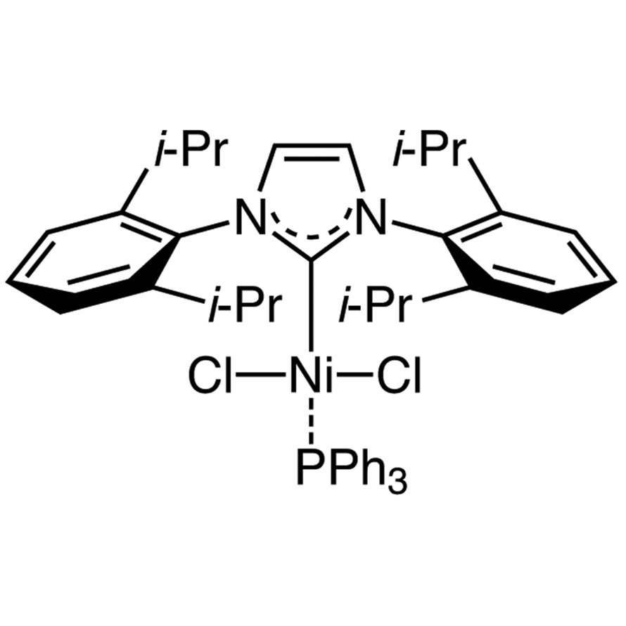 [1,3-Bis(2,6-diisopropylphenyl)imidazol-2-ylidene]triphenylphosphine Nickel(II) Dichloride >98.0%(T) - CAS 903592-98-3