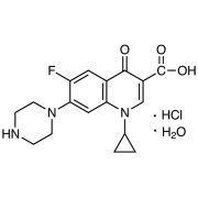Ciprofloxacin Hydrochloride Monohydrate >98.0%(T)(HPLC) - CAS 86393-32-0